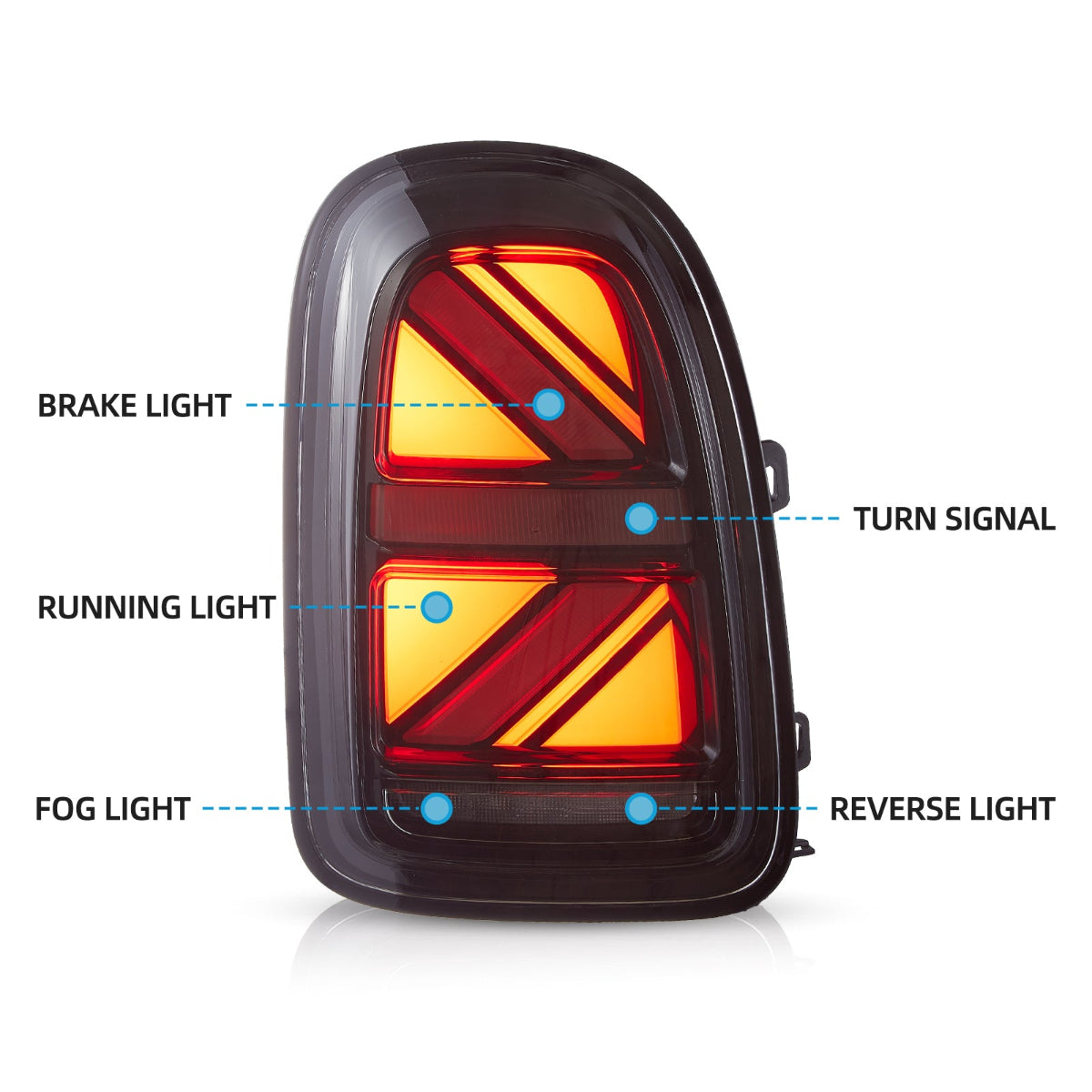VLAND LED Taillights For 2017-2023 Mini Countryman F60