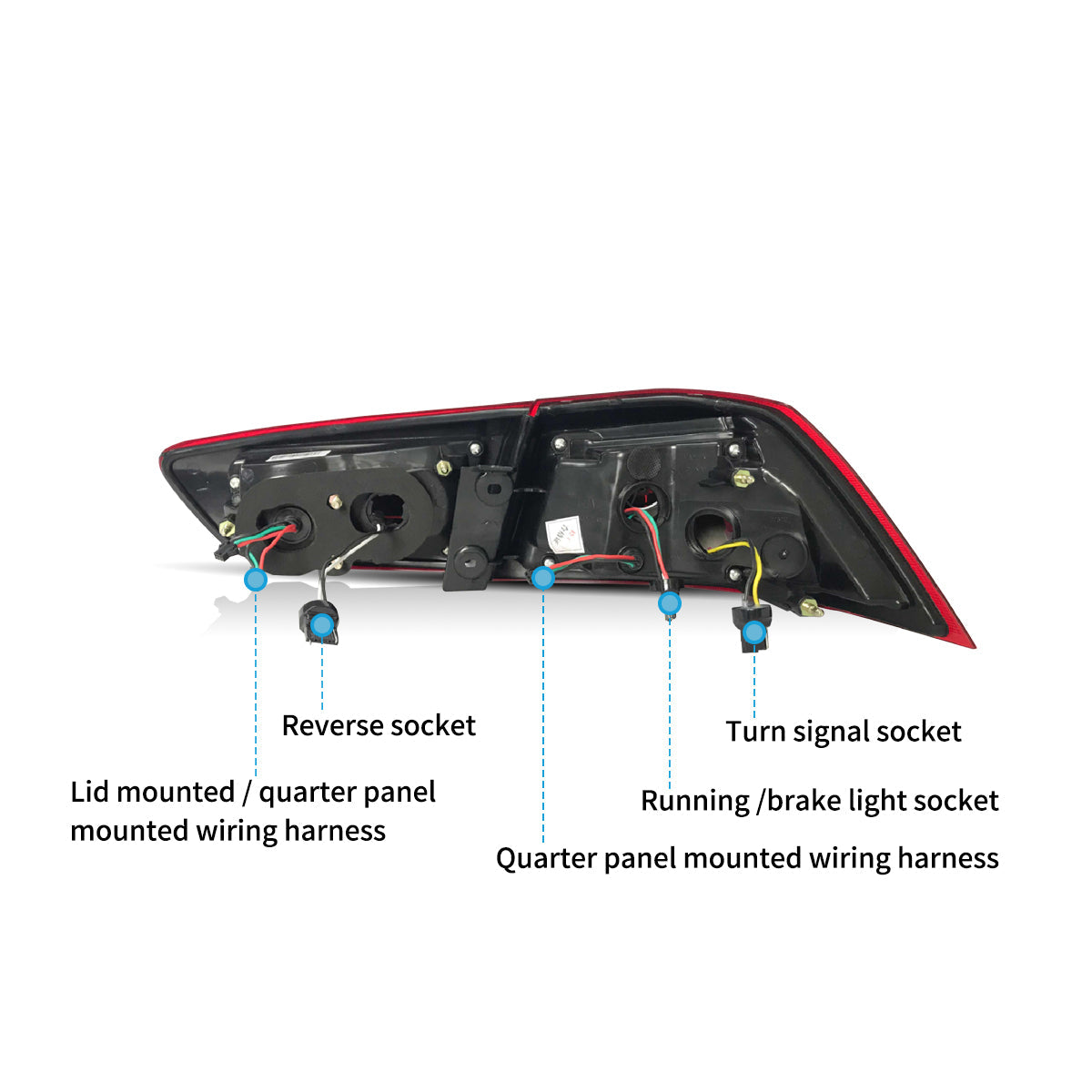 VLAND LED Tail Lights For 2008-2017 Mitsubushi Lancer / EVO X Canada
