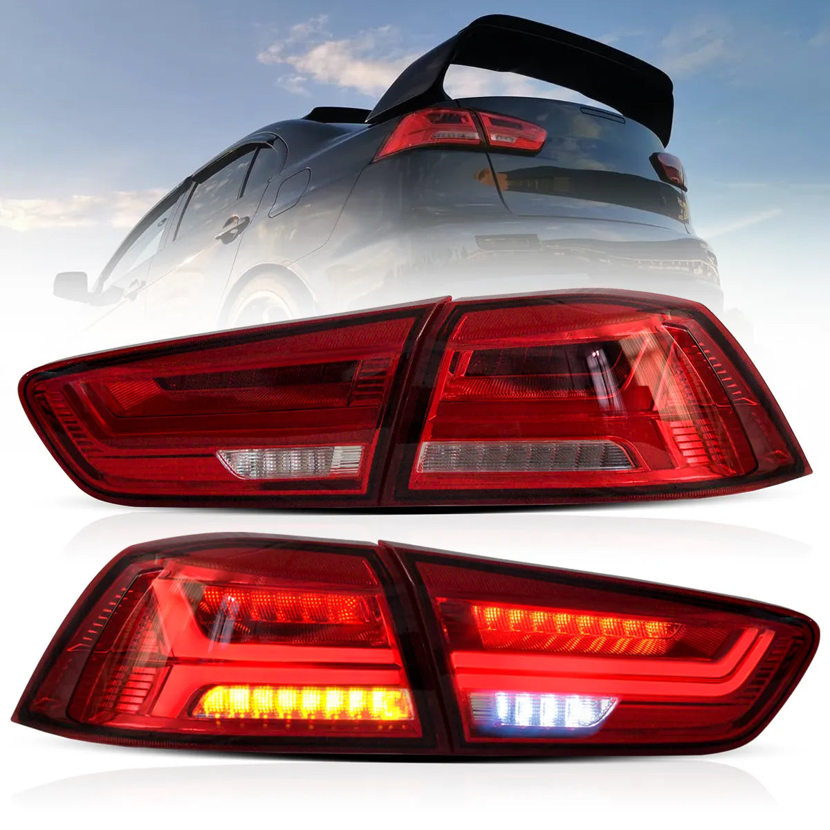 VLAND LED Tail Lights For 2008-2017 Mitsubushi Lancer / EVO X Canada