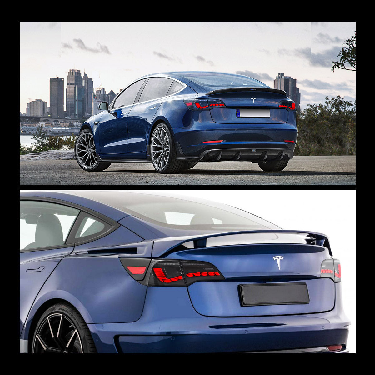VLAND LED Taillights For 2017-2023 Tesla Model 3 & Tesla Model Y Canada