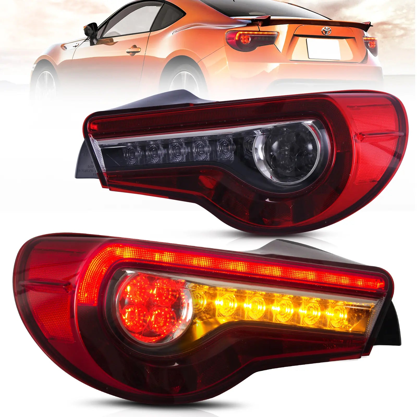 VLAND LED Tail Lights for 2012-2021 Toyota 86 & Subaru BRZ & Scion FR-S Canada
