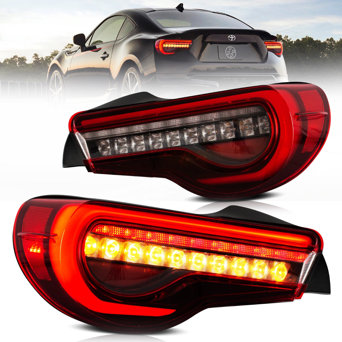 VLAND LED Tail Lights For 2012-2021 Toyota 86 & Subaru BRZ & Scion FR-S Canada