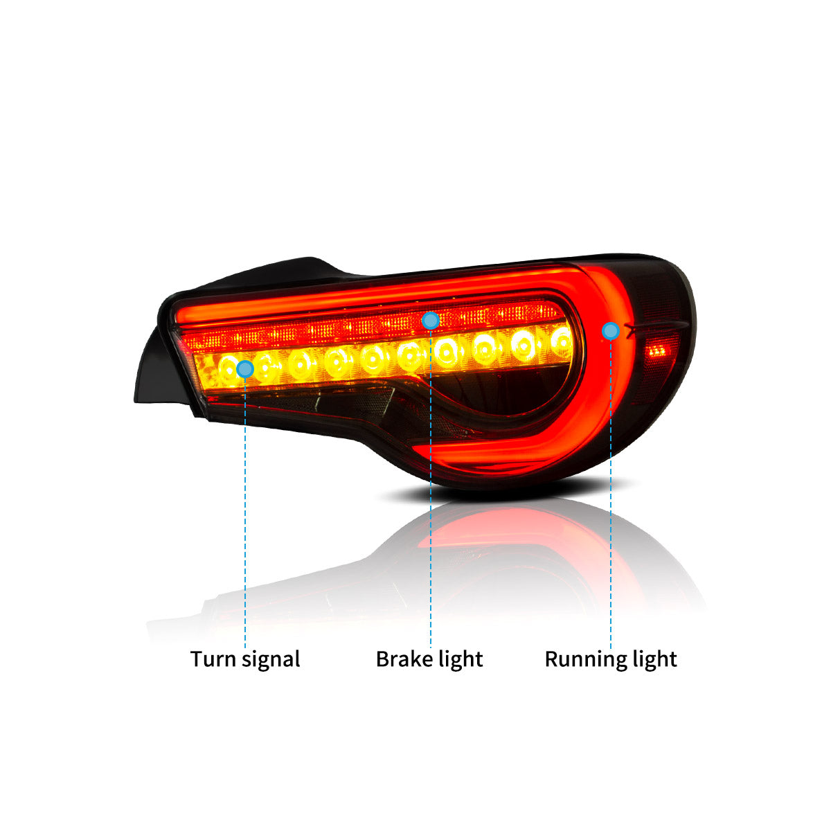 VLAND LED Tail Lights For 2012-2021 Toyota 86 & Subaru BRZ & Scion FR-S Canada