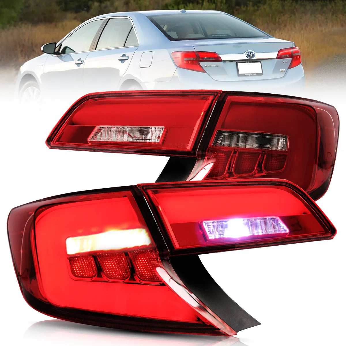 VLAND LED Tail Lights For 2012-2014 Toyota Camry Sedan Canada