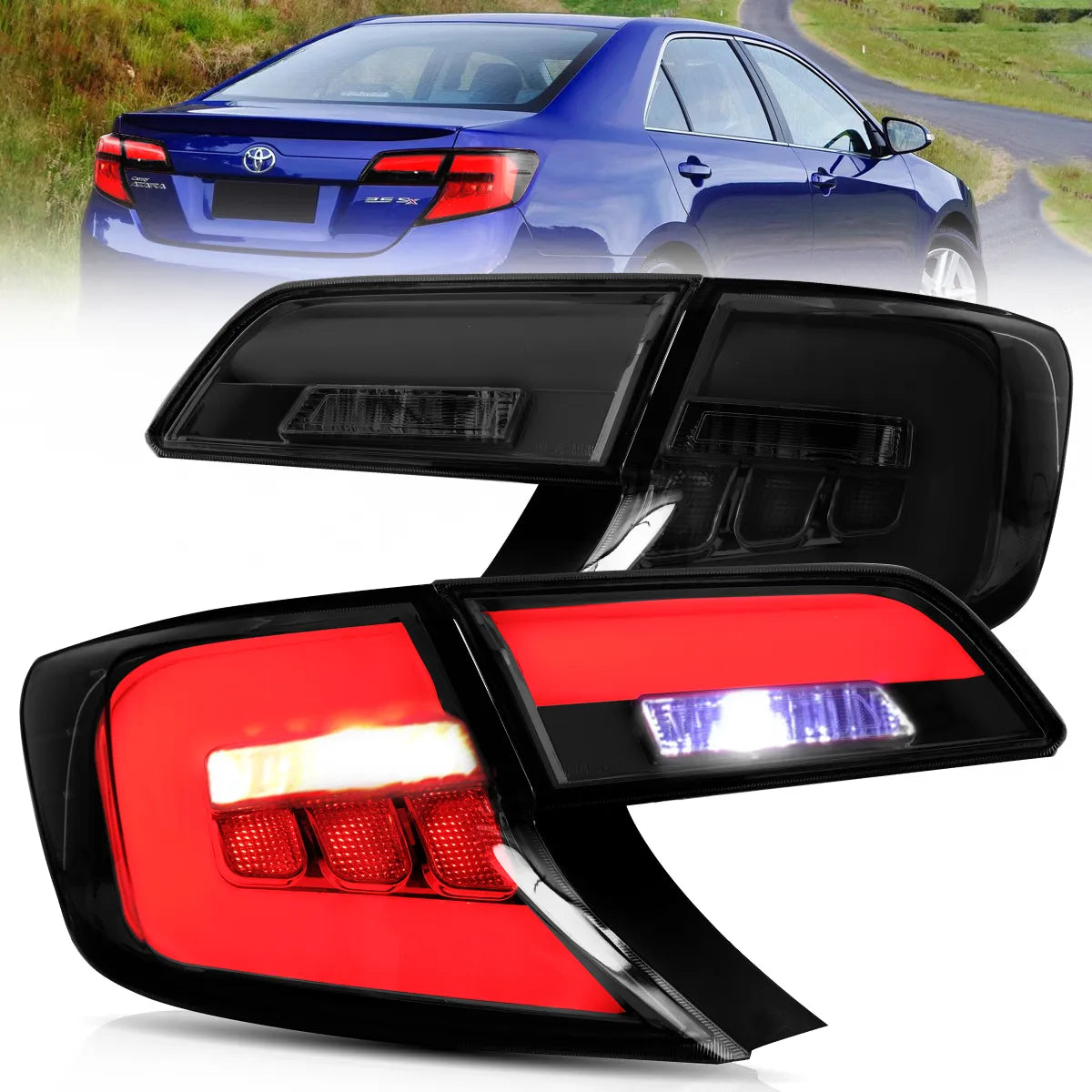 VLAND LED Tail Lights For 2012-2014 Toyota Camry Sedan Canada