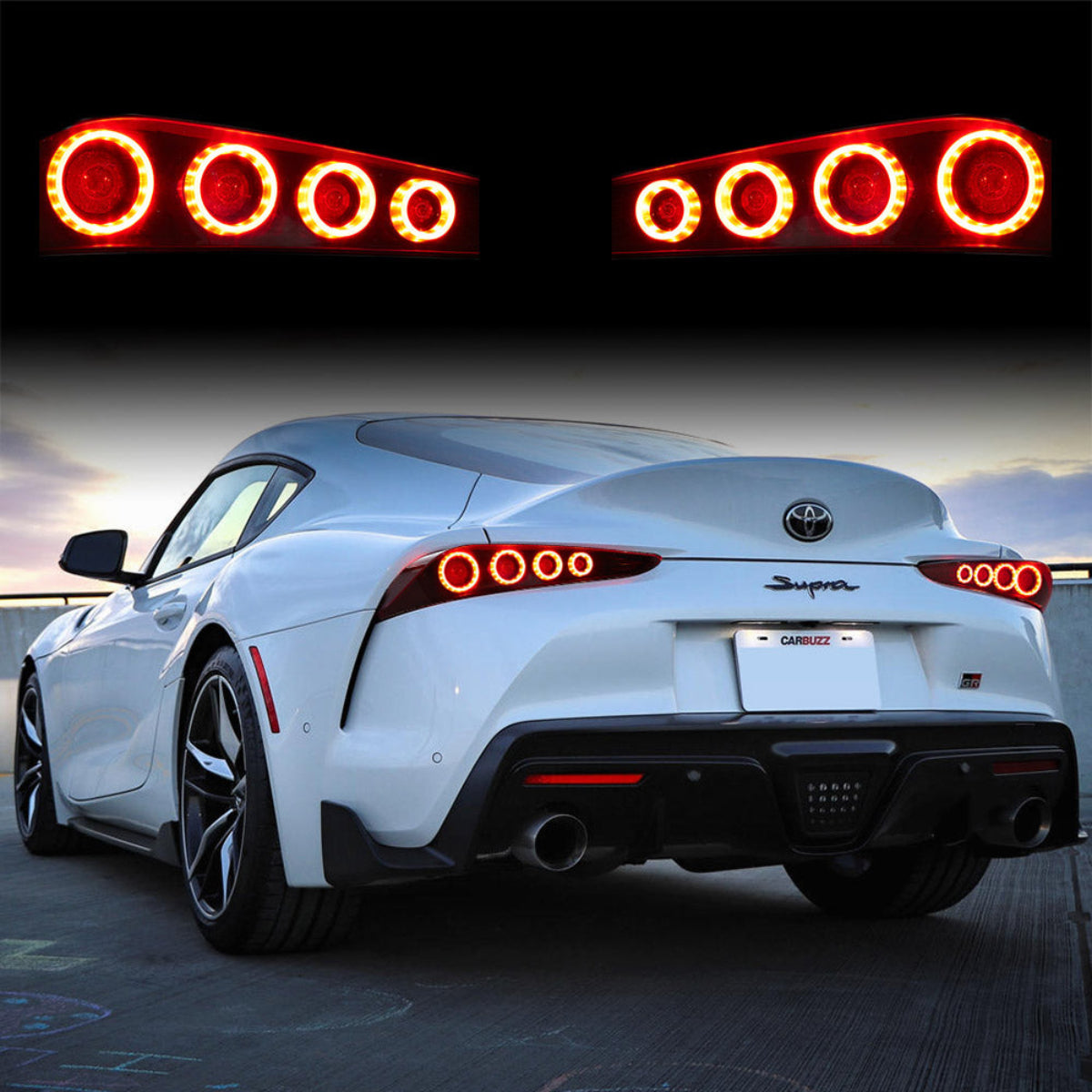 VLAND LED Taillights For 2019-2024 Toyota GR Supra A90/A91 Canada
