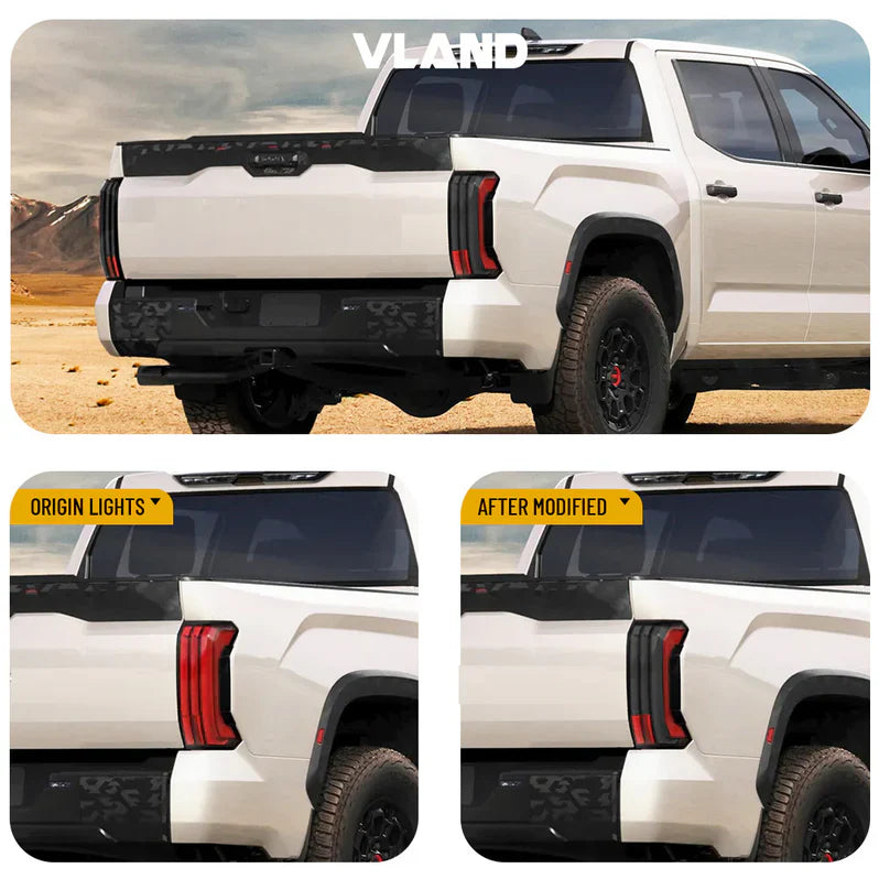 VLAND LED Taillights For 2022-2024 Toyota Tundra with Start-up Animation Canada