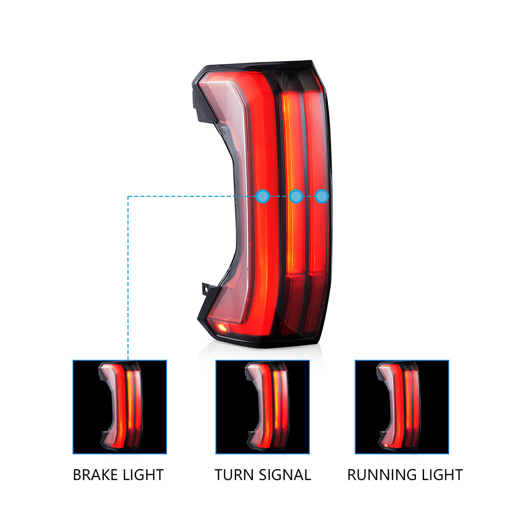 VLAND LED Taillights For 2022-2024 Toyota Tundra with Start-up Animation Canada