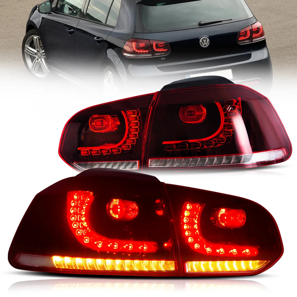 VLAND LED Tail Lights For 2009-2014 Volkswagen Golf 6 MK6 Canada
