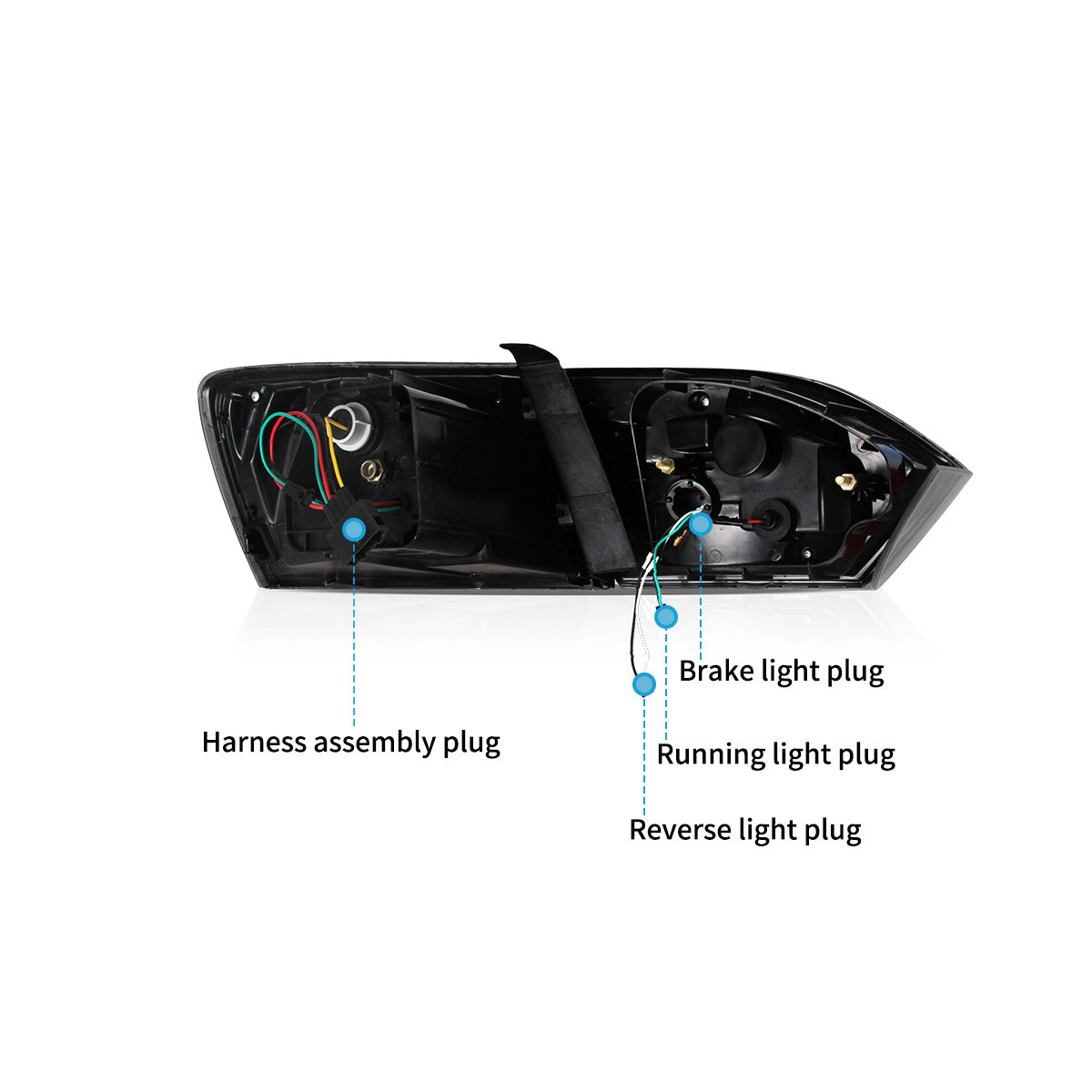 VLAND LED Taillights for 2012-2014 Volkswagen Jetta Sagitar Canada