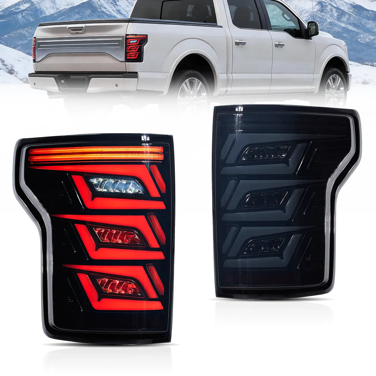 VLAND LED Taillights For 2015-2020 Ford F150 13th Gen Canada