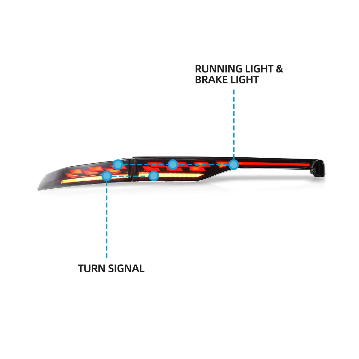 VLAND LED Taillights For 2021–2024 Toyota Venza & Toyota Harrier Canada
