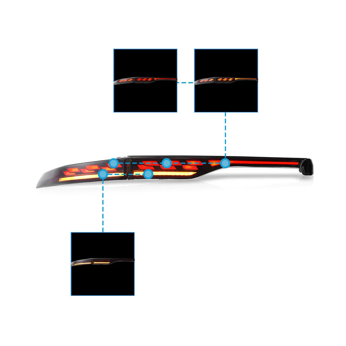 VLAND LED Taillights For 2021–2024 Toyota Venza & Toyota Harrier Canada
