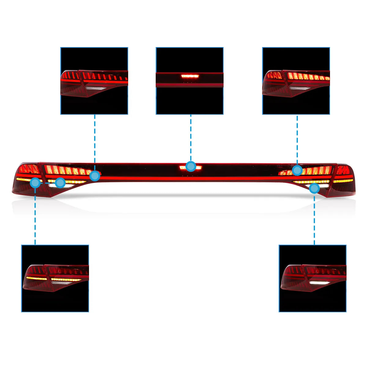VLAND LED Taillights For 2023 2024 2025 Honda Accord Canada