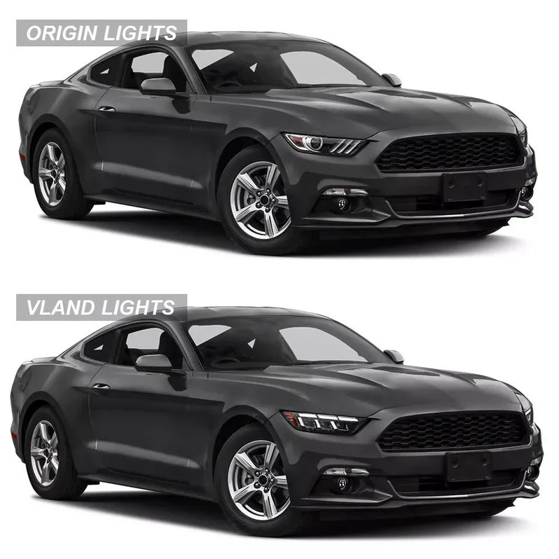 VLAND Headlights For 2015 2016 2017 Ford Mustang (S550) Canada