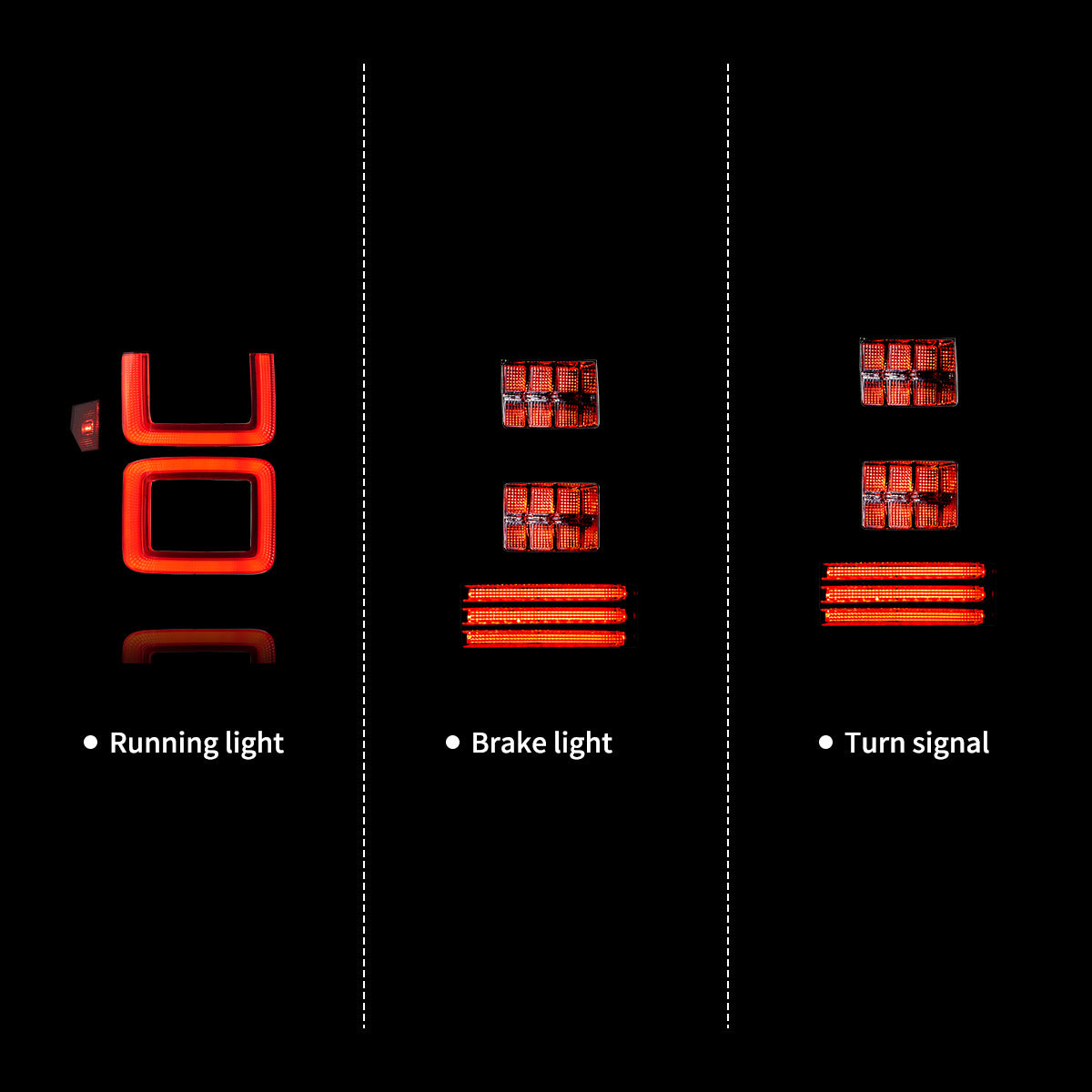 VLAND LED Taillights For 2014-2018 GMC Sierra 1500 2500 3500 HD Canada