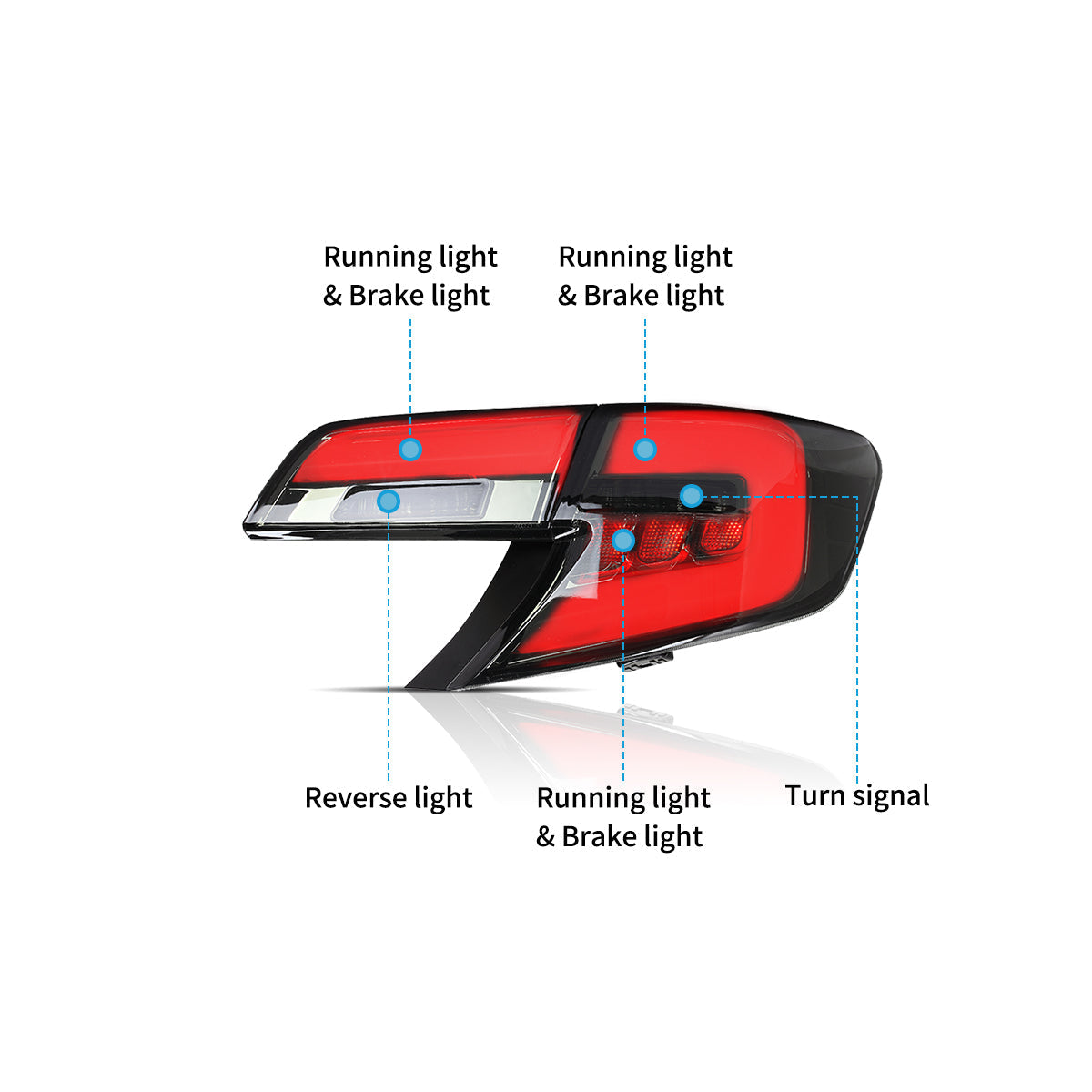 VLAND LED Tail Lights For 2012-2014 Toyota Camry Sedan Canada